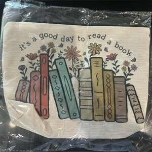 Book Themed Cosmetic Bag
